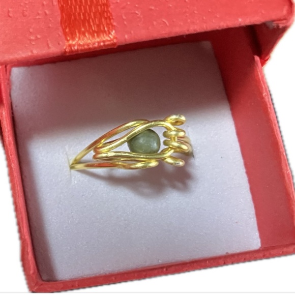 RING BC JADE - Picture 1 of 1